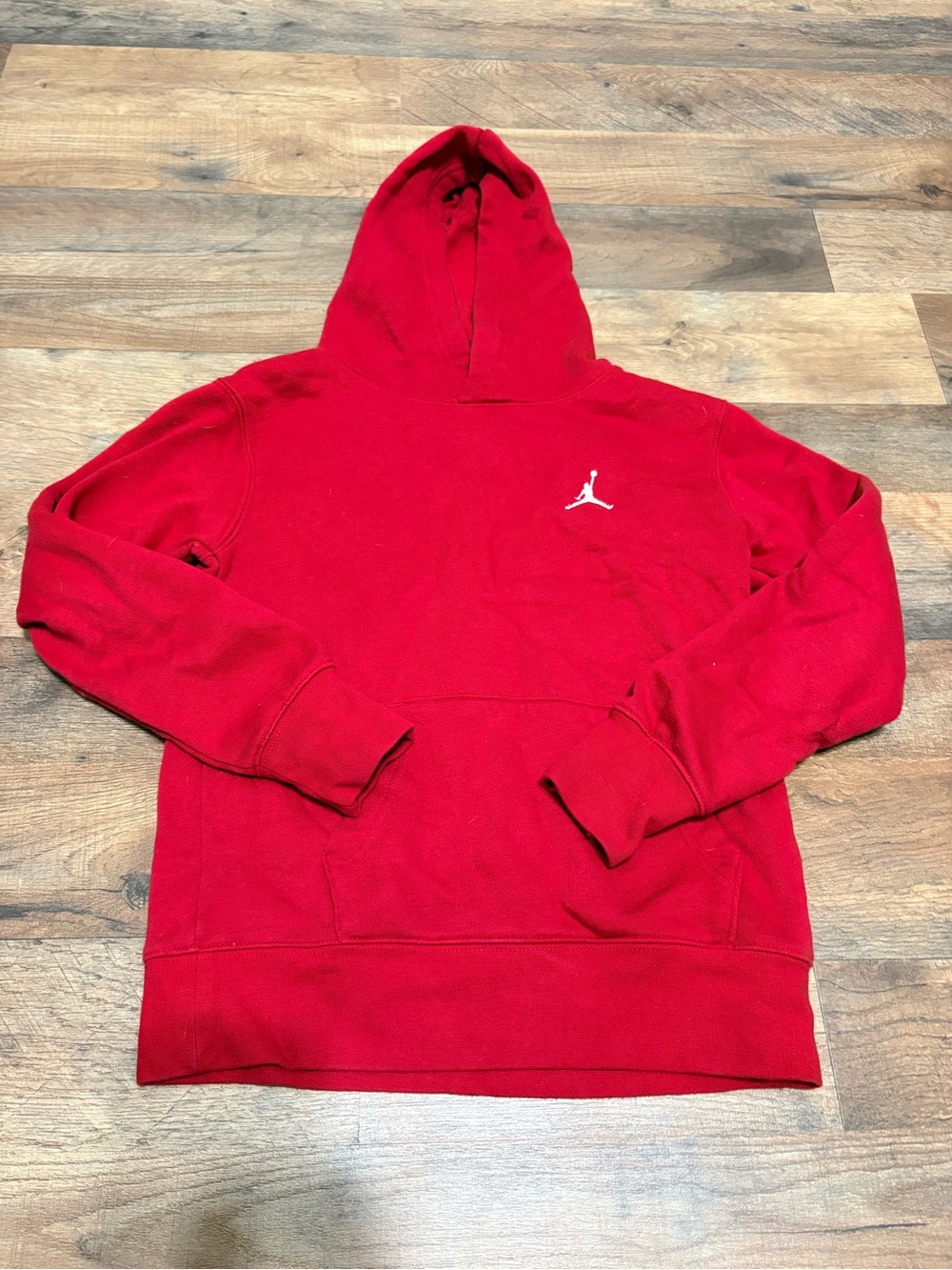 Jordan Kids Red Pullover Hoodie - Jumpman Logo